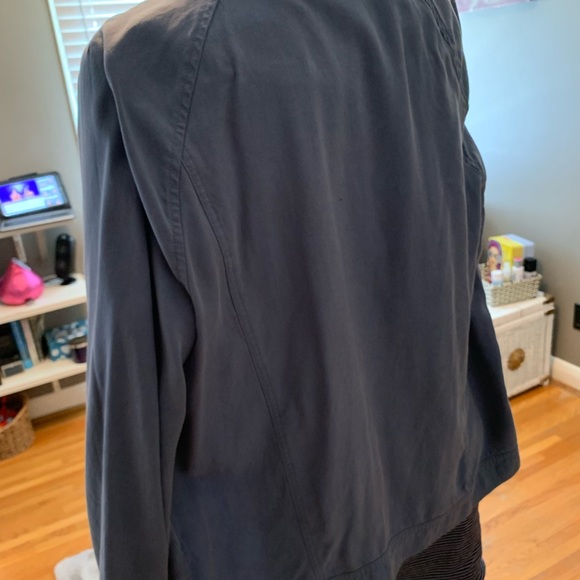 Oversized Blue Light Fall Jacket - Picture 5 of 5